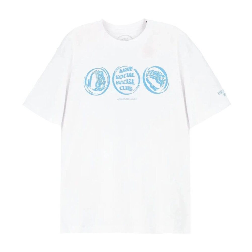 Anti Social Social Club x Jinro Two Glasses Of Soju Tee White